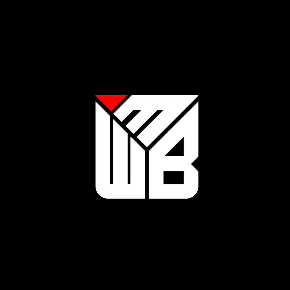 mwb lettera logo vettore disegno, mwb semplice e moderno logo. mwb lussuoso alfabeto design