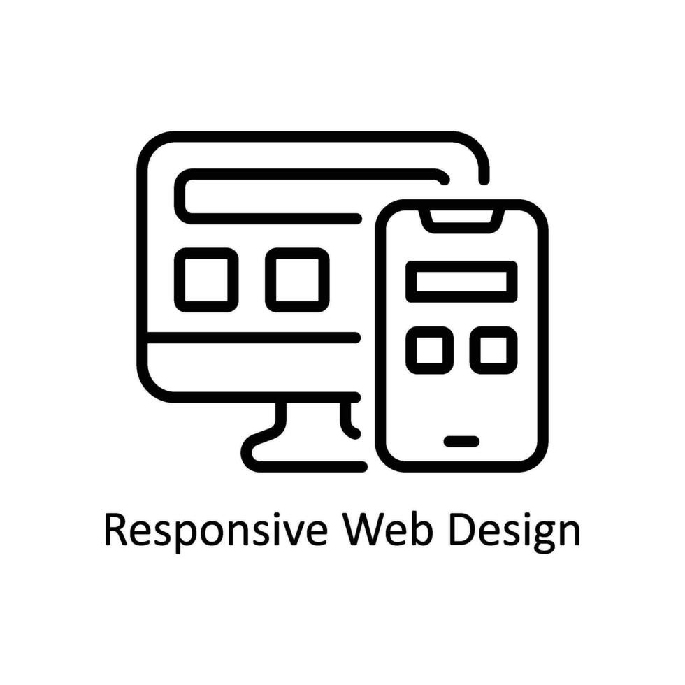 di risposta ragnatela design vettore schema icona design illustrazione. attività commerciale e gestione simbolo su bianca sfondo eps 10 file