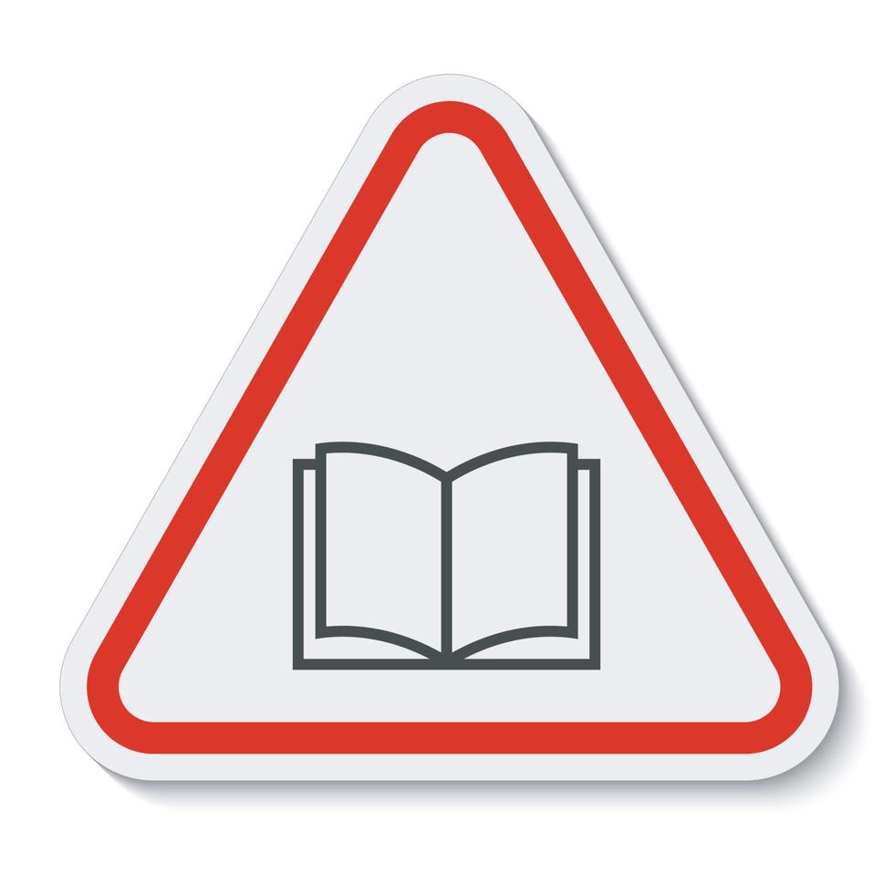 non leggere un libro icone segno isolare su sfondo bianco, illustrazione vettoriale