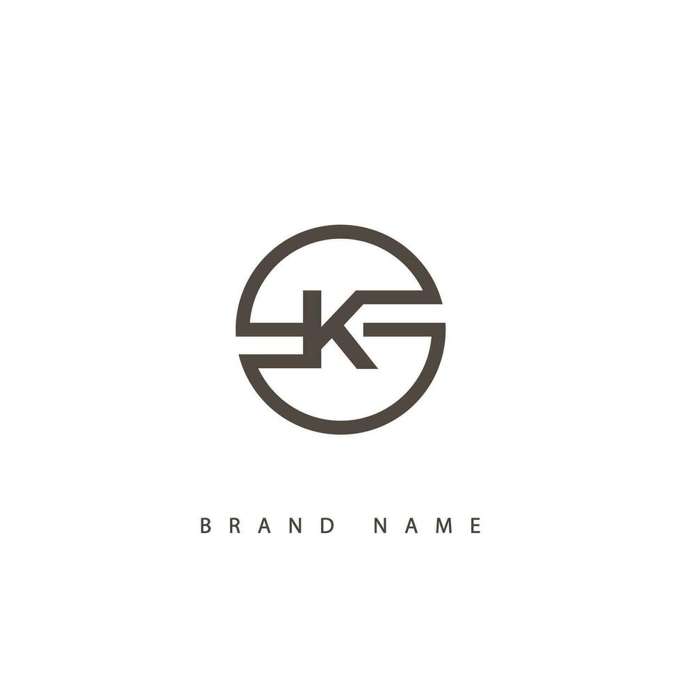 lettera K logo design modello. minimalista attività commerciale logo. vettore
