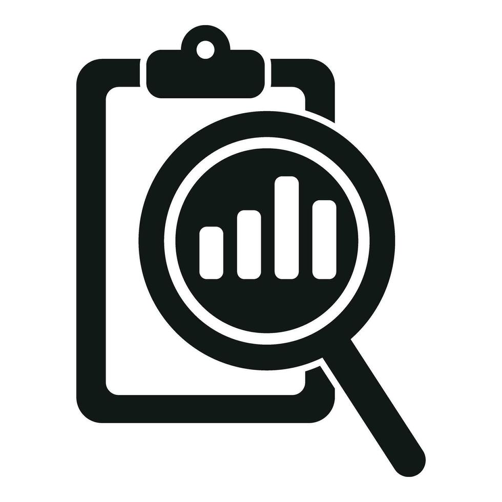 ricerca lavoro grafico icona semplice vettore. account equilibrio vettore