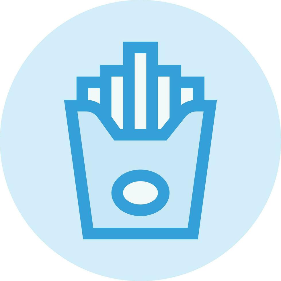francese patatine fritte vettore icona design illustrazione