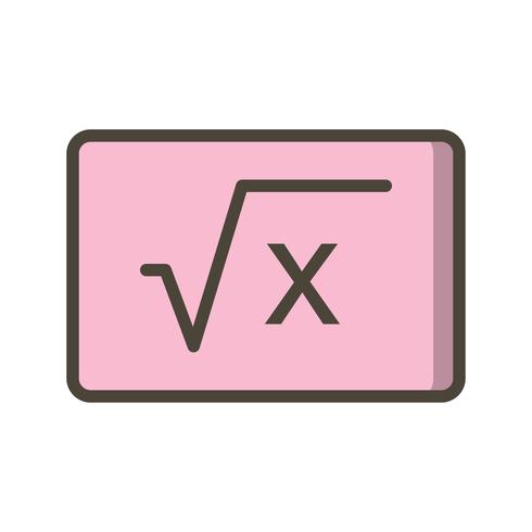 Icona di formula vettoriale