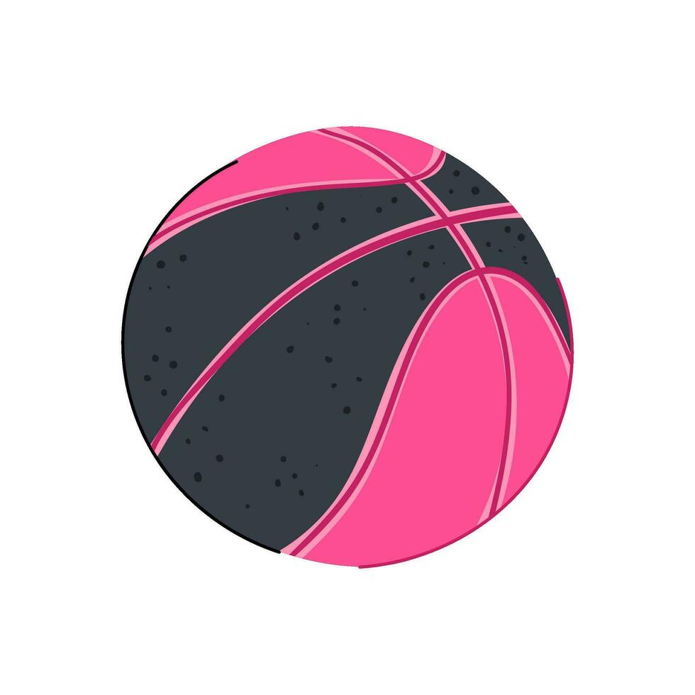 sport pallacanestro palla cartone animato vettore illustrazione