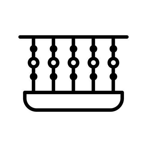 Icona di vettore del balcone