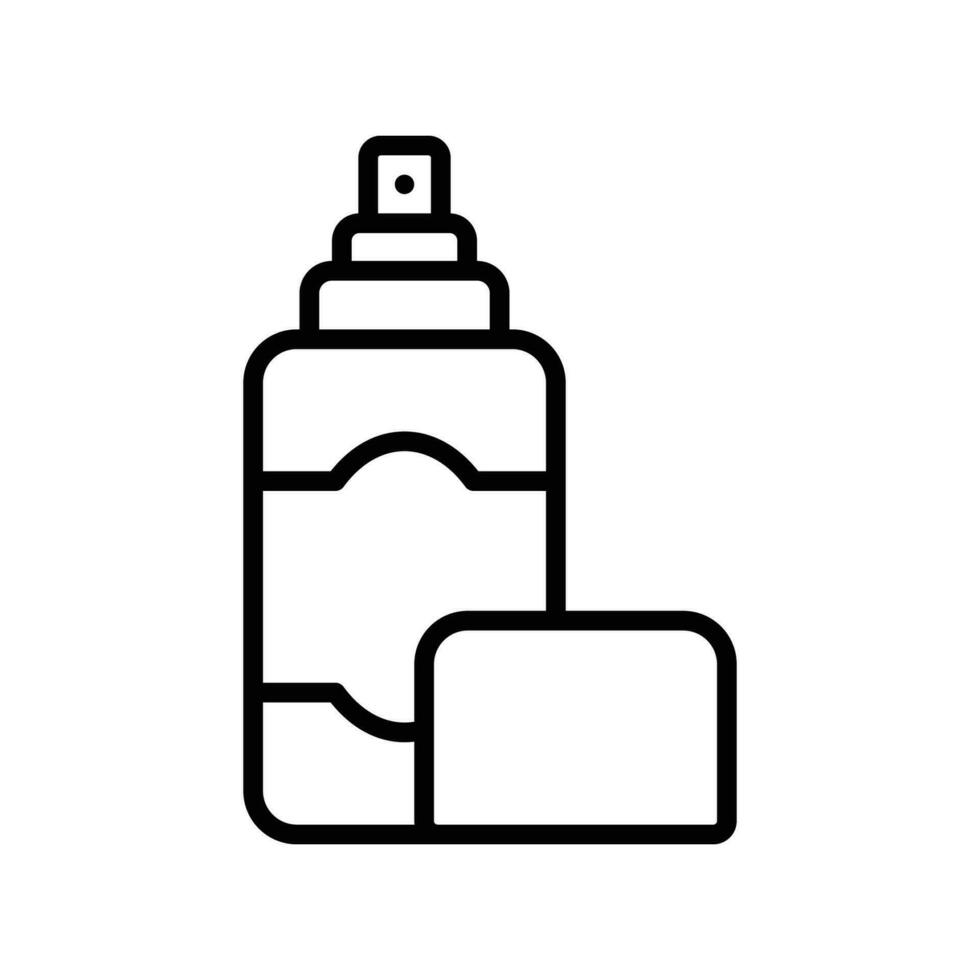 capelli spray icona vettore design modello semplice e pulito