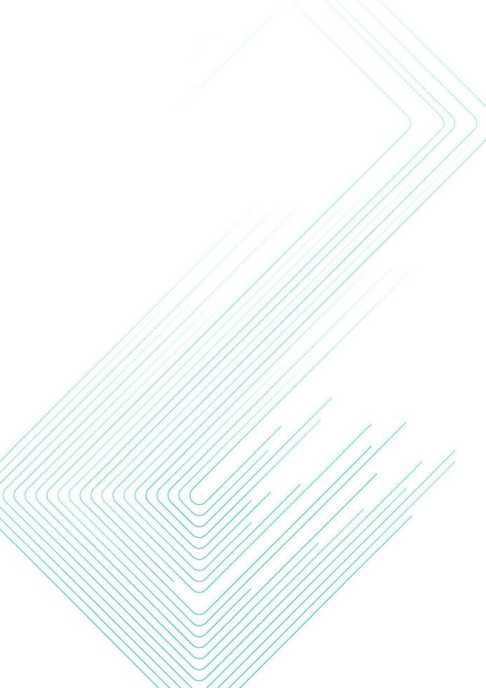 blu bianca minimo Linee astratto futuristico Tech sfondo vettore
