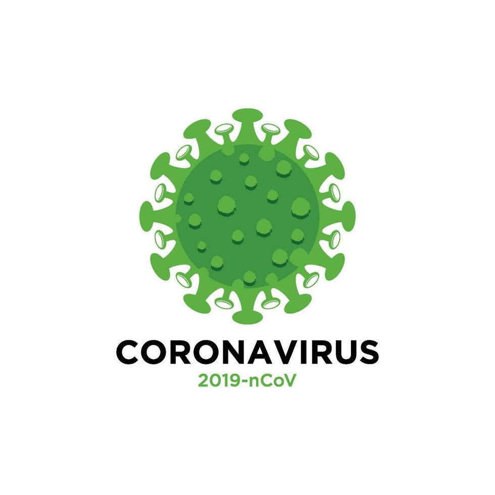 illustrazione grafico vettore di corona virus nel coronavirus a Wuhan infezione. 2019-ncov virus.coronavirus microbo.