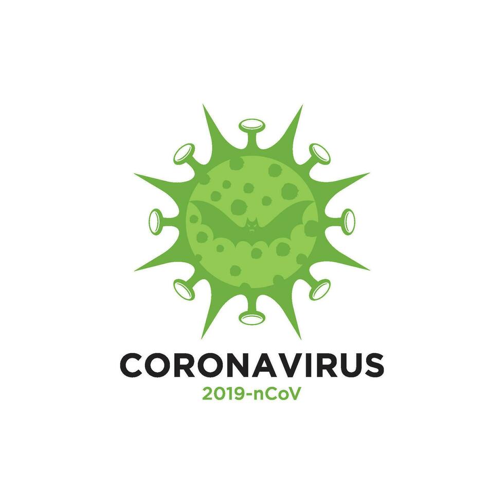 illustrazione grafico vettore di corona virus nel Wuhan, Corona virus infezione. 2019-nvoc virus.corona virus microbo.