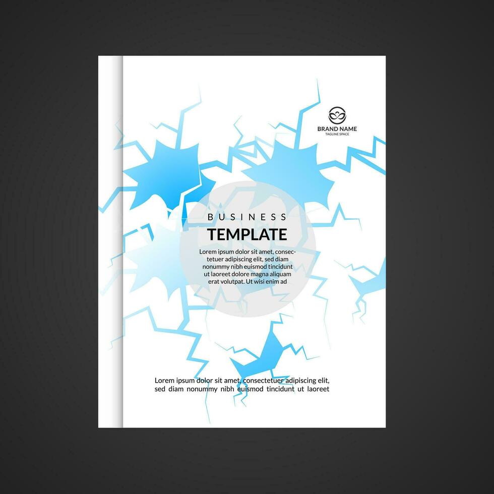 creativo annuale libro copertina design vettore