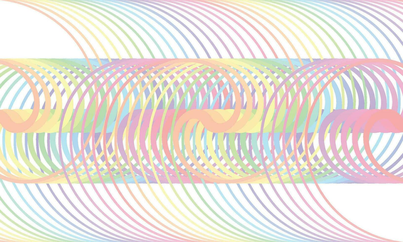 astratto onda colore arcobaleno pendenza design elemento su bianca sfondo di torcere Linee vettore illustrazione
