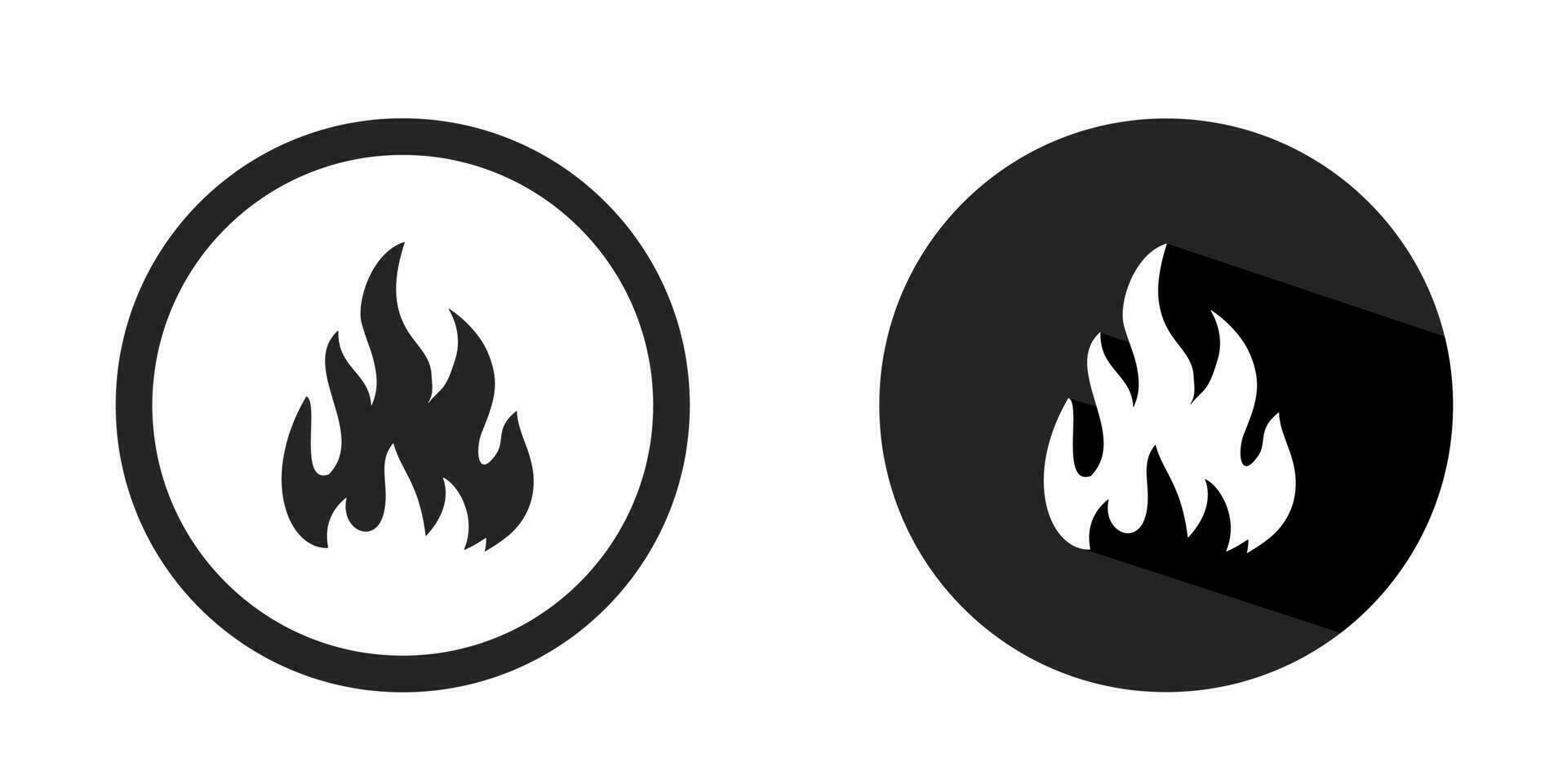 fuoco logo. fuoco icona vettore design nero colore. azione vettore.