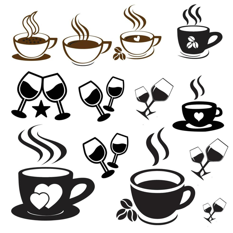 caffè tazza vettore grafico design illustratore