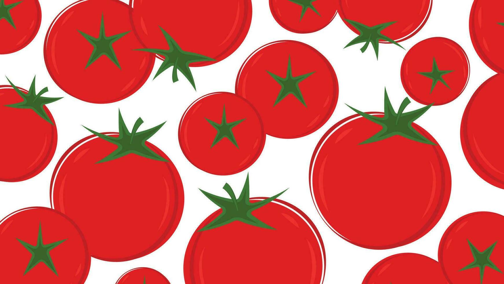 pomodoro su bianca sfondo. vettore illustrazione di fresco pomodoro.