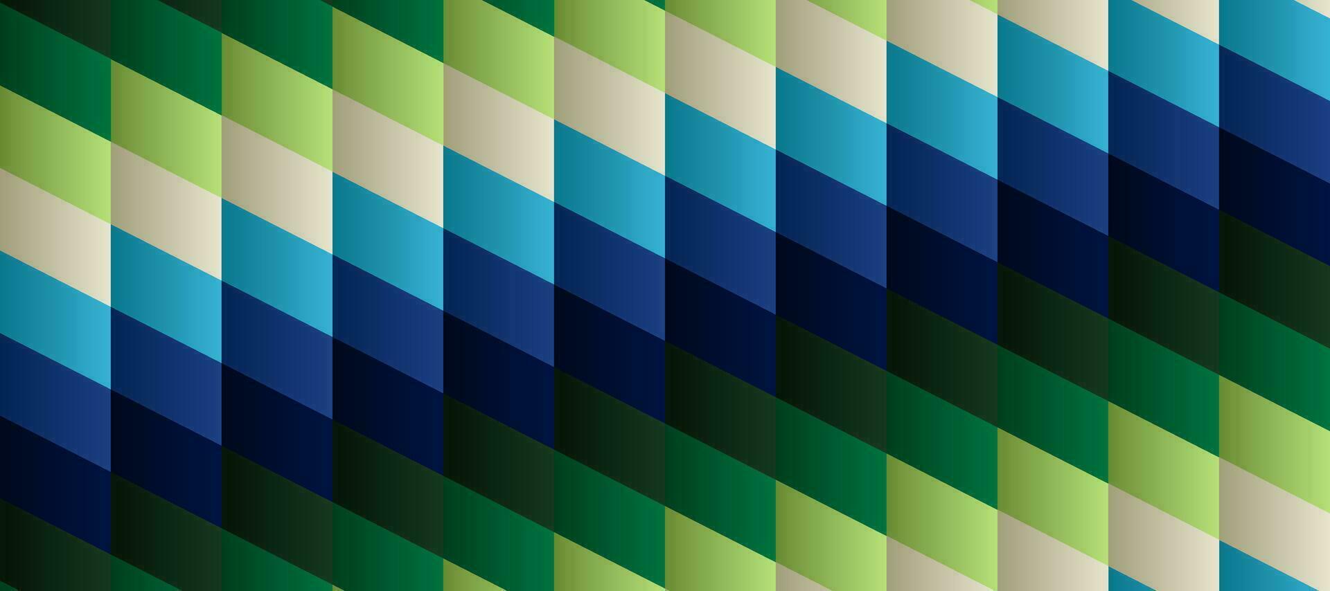 colorato pendenza geometria verde triangolo modello sfondo vettore