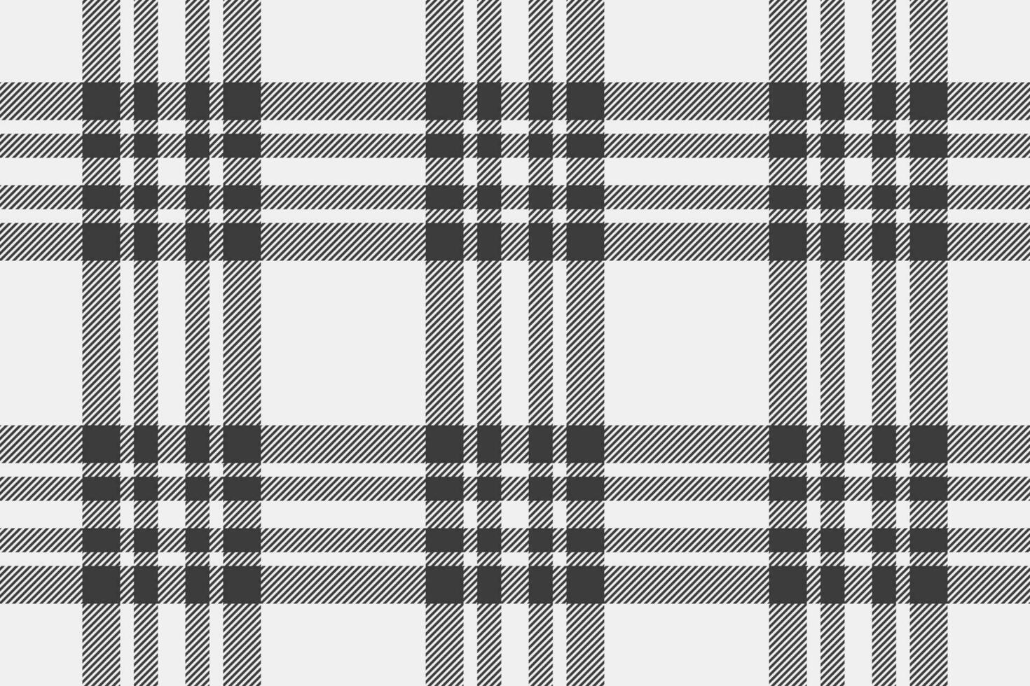 regolare sfondo tessile plaid, puro dai un'occhiata tessuto tartan. collage senza soluzione di continuità vettore struttura modello nel bianca e grigio colori.