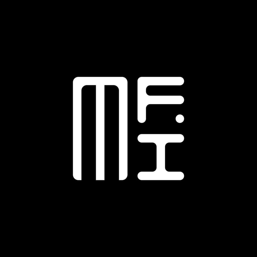 mfi lettera logo vettore disegno, mfi semplice e moderno logo. mfi lussuoso alfabeto design
