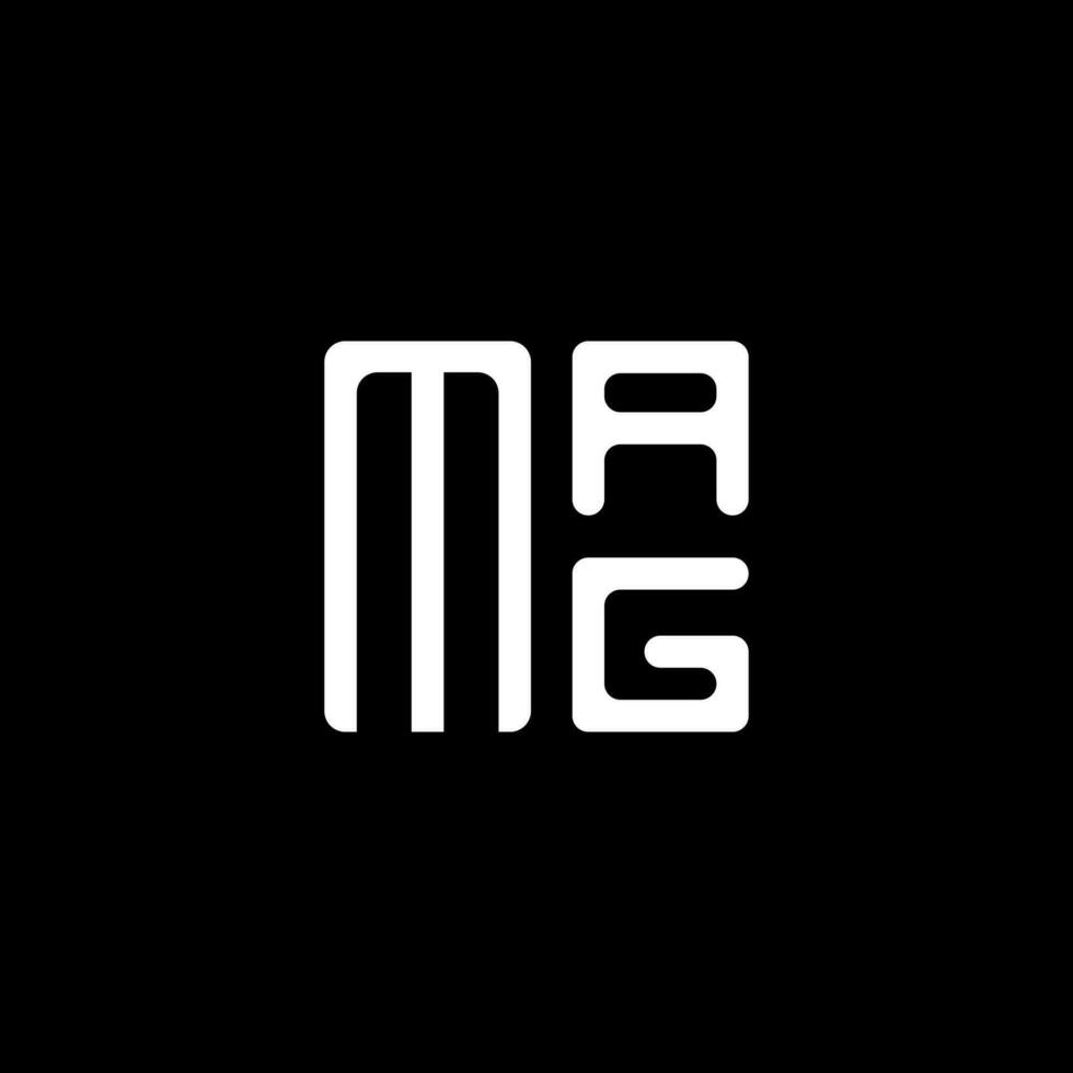 MAG lettera logo vettore disegno, MAG semplice e moderno logo. MAG lussuoso alfabeto design