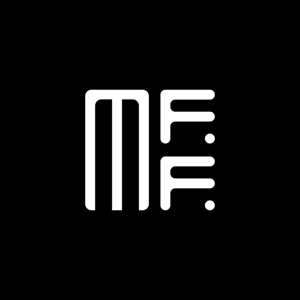 mff lettera logo vettore disegno, mff semplice e moderno logo. mff lussuoso alfabeto design