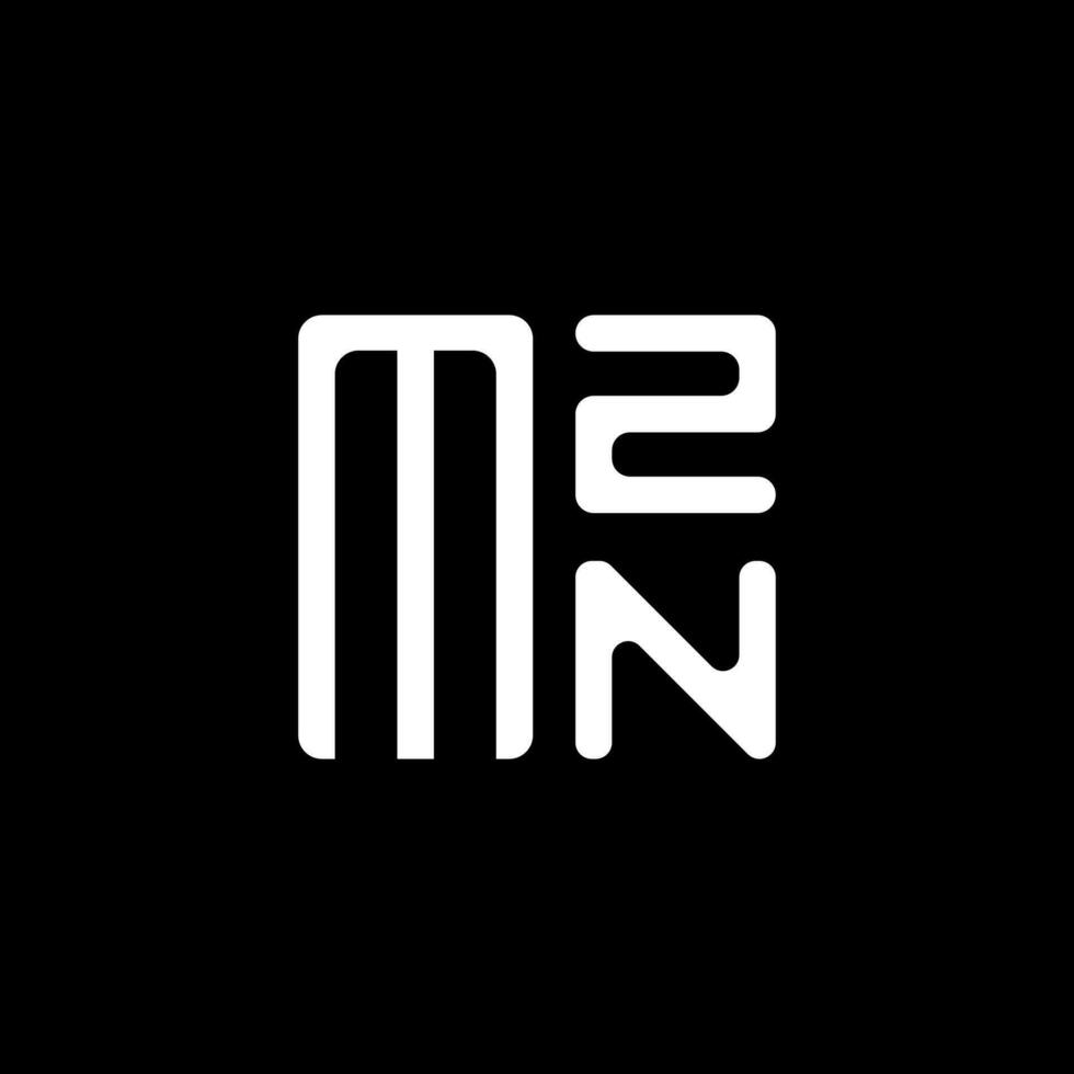 mzn lettera logo vettore disegno, mzn semplice e moderno logo. mzn lussuoso alfabeto design