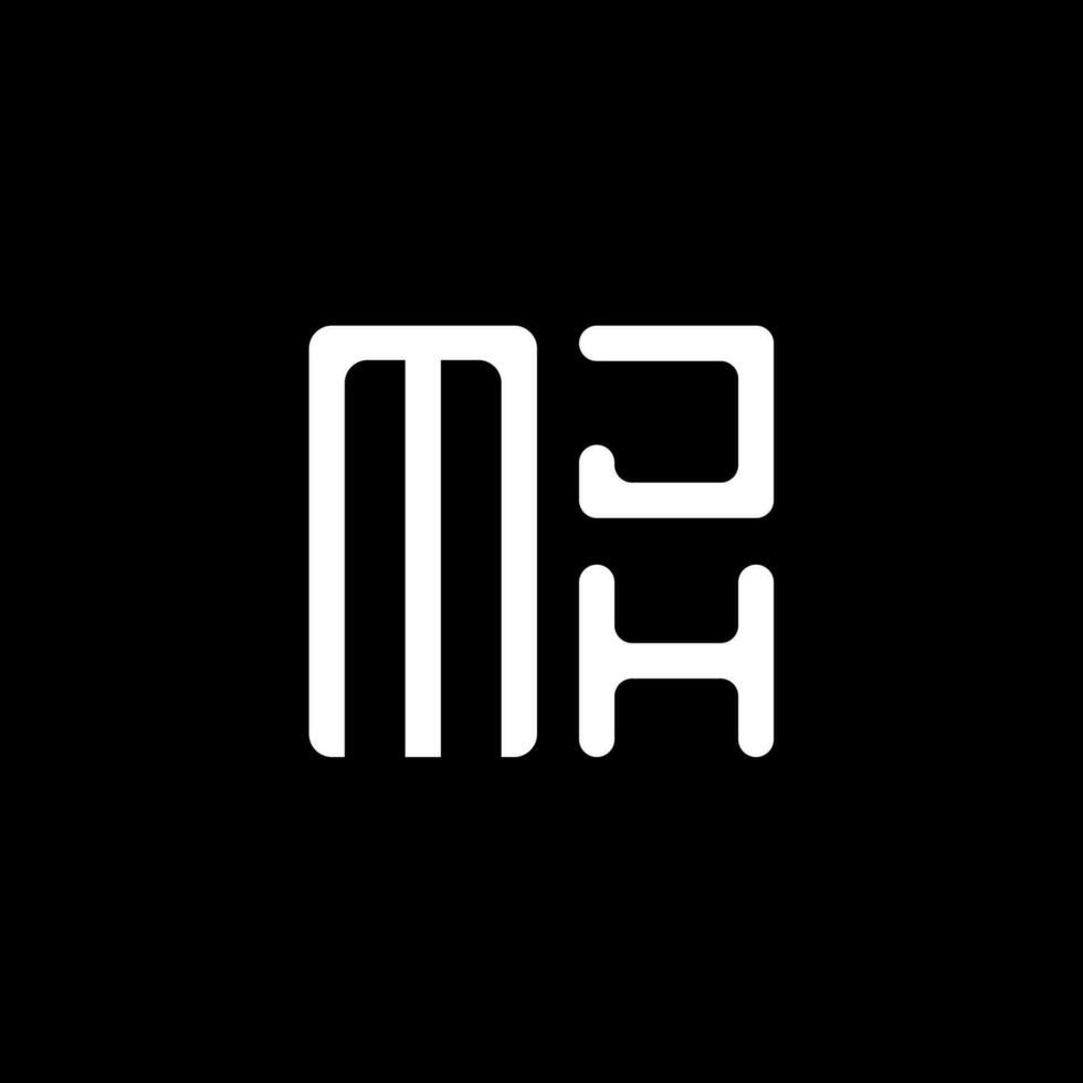 mjh lettera logo vettore disegno, mjh semplice e moderno logo. mjh lussuoso alfabeto design