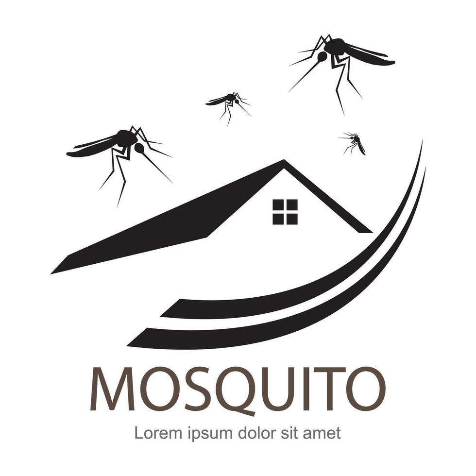 illustrazione vettore. bersaglio su zanzara. zanzare trasportare molti malattia come come dengue febbre, Zika malattia,enchaphalitits e altro. vettore