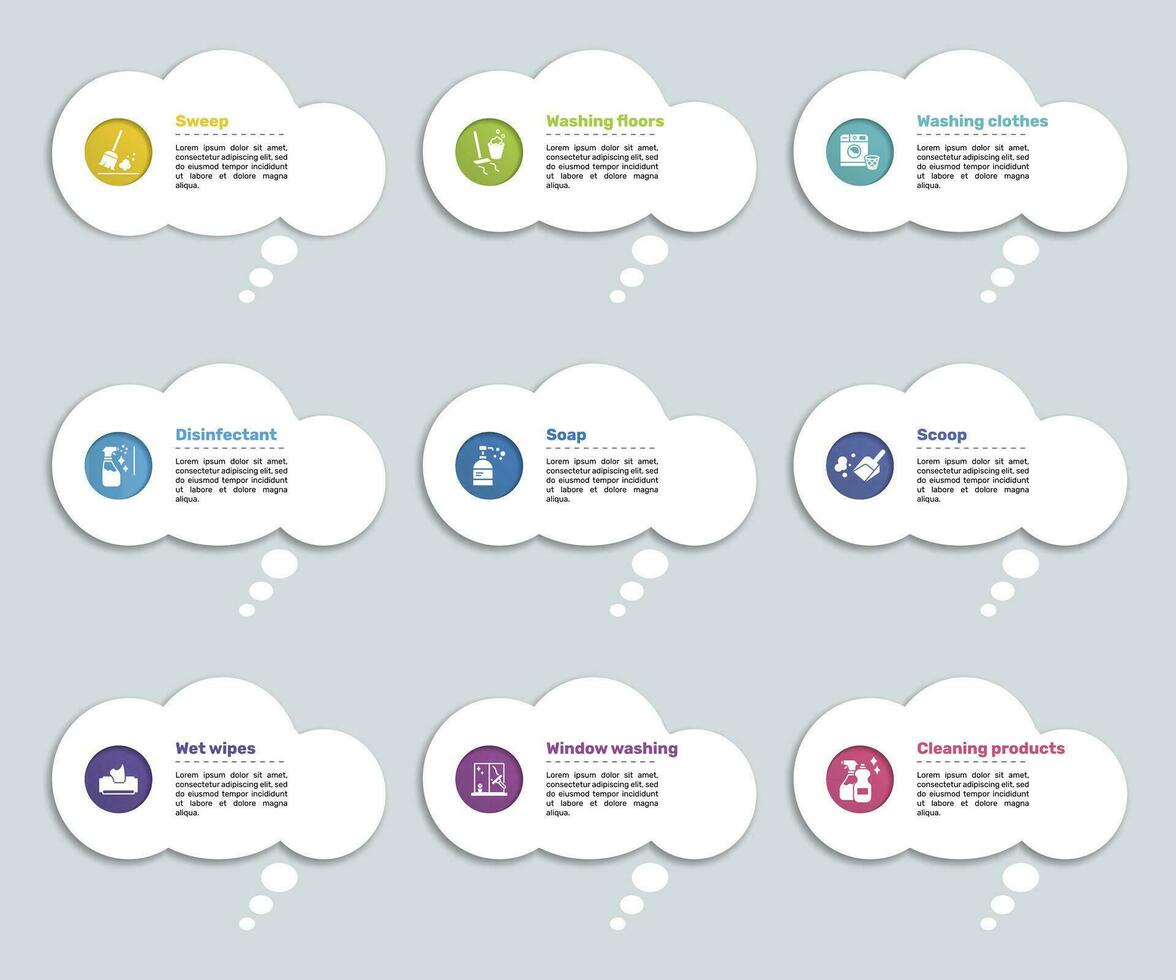 infografica con bioingegneria tema icone, 10 passi. come come antibiotici, molecolare biologia, cromosoma, nano tecnologia e di più. vettore