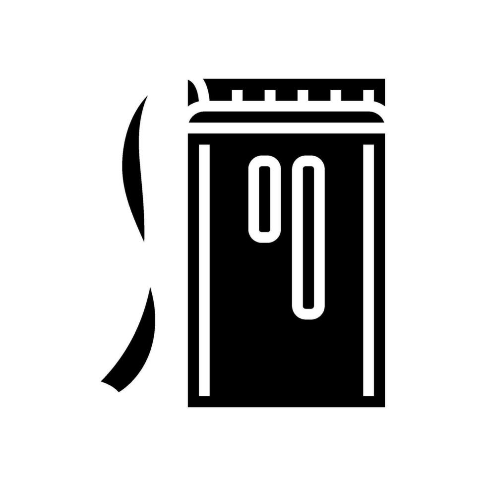 ricaricabile batteria glifo icona vettore illustrazione