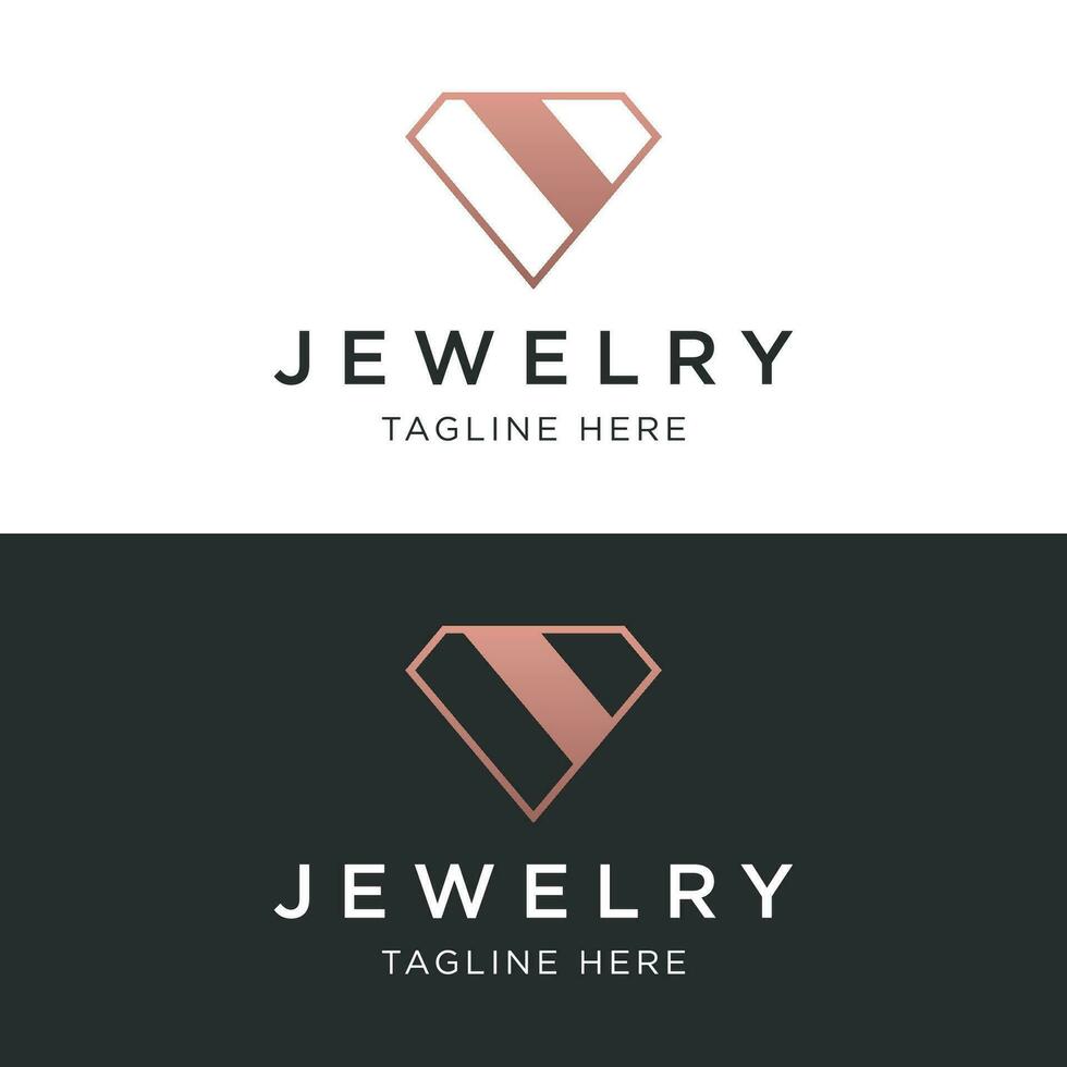 creativo lusso diamante logo modello design. logo per attività commerciale, gioielleria, marca e azienda. vettore