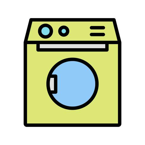 Icona di vettore della lavatrice