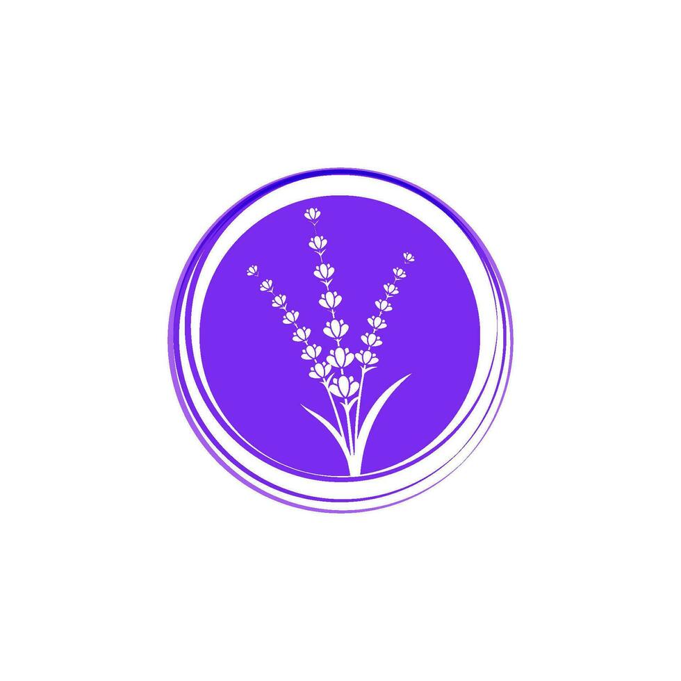 lavanda fiore vettore icona illustrazione