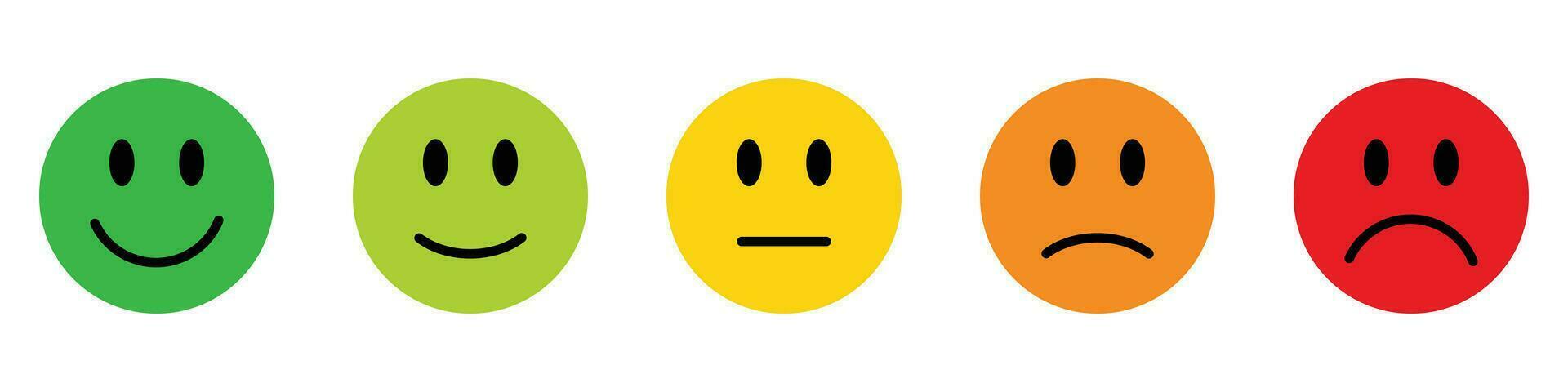 risposta emoji icona impostato per recensioni vettore