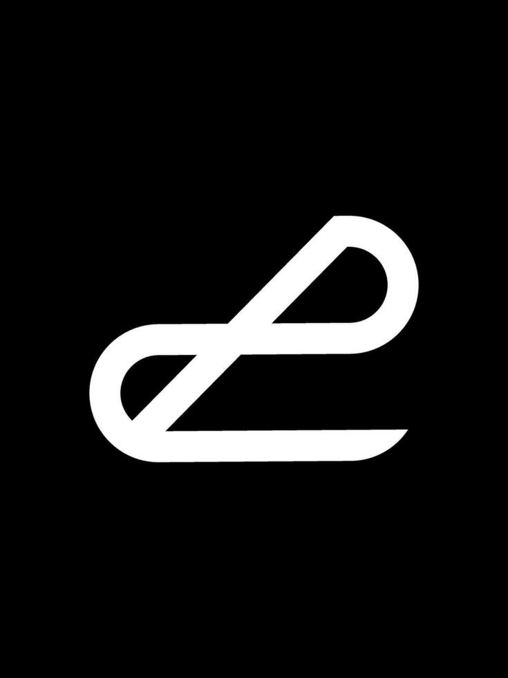 dp monogramma logo modello vettore