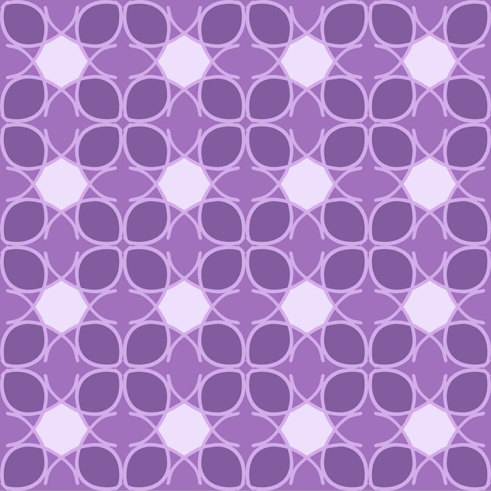 viola magenta viola lavanda mandala floreale creativo senza soluzione di continuità modello design sfondo vettore illustrazione