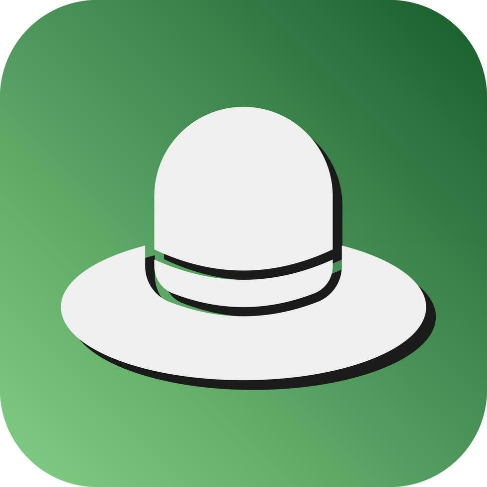 cappello vettore glifo pendenza sfondo icona per personale e commerciale uso.