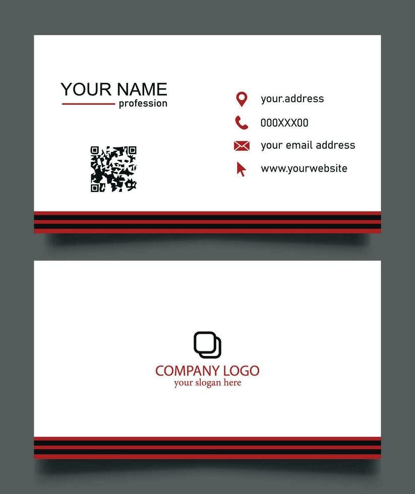 professionale minimo attività commerciale carta design. professionale stazionario marca identità attività commerciale carta. vettore