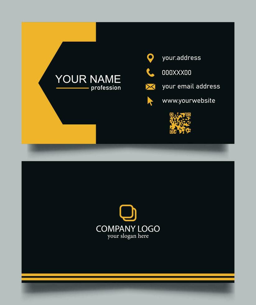 professionale minimo attività commerciale carta design. professionale stazionario marca identità attività commerciale carta. vettore