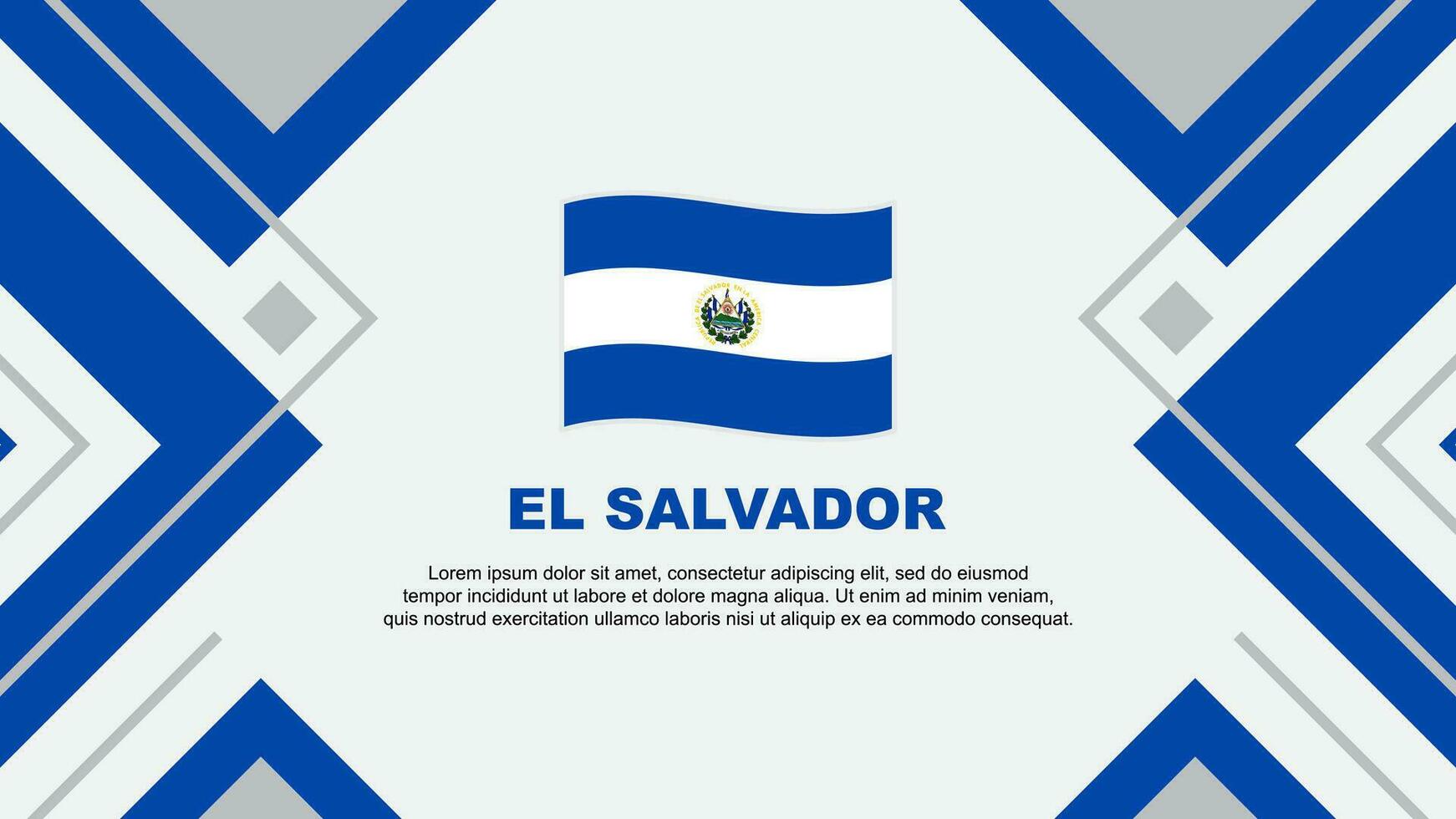 EL salvador bandiera astratto sfondo design modello. EL salvador indipendenza giorno bandiera sfondo vettore illustrazione. EL salvador illustrazione