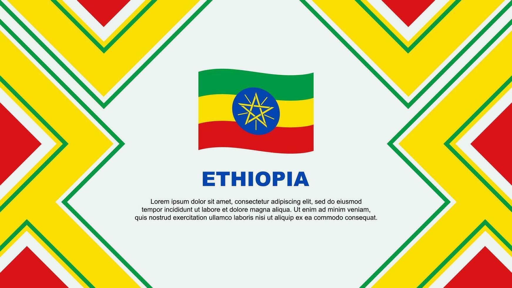 Etiopia bandiera astratto sfondo design modello. Etiopia indipendenza giorno bandiera sfondo vettore illustrazione. Etiopia vettore