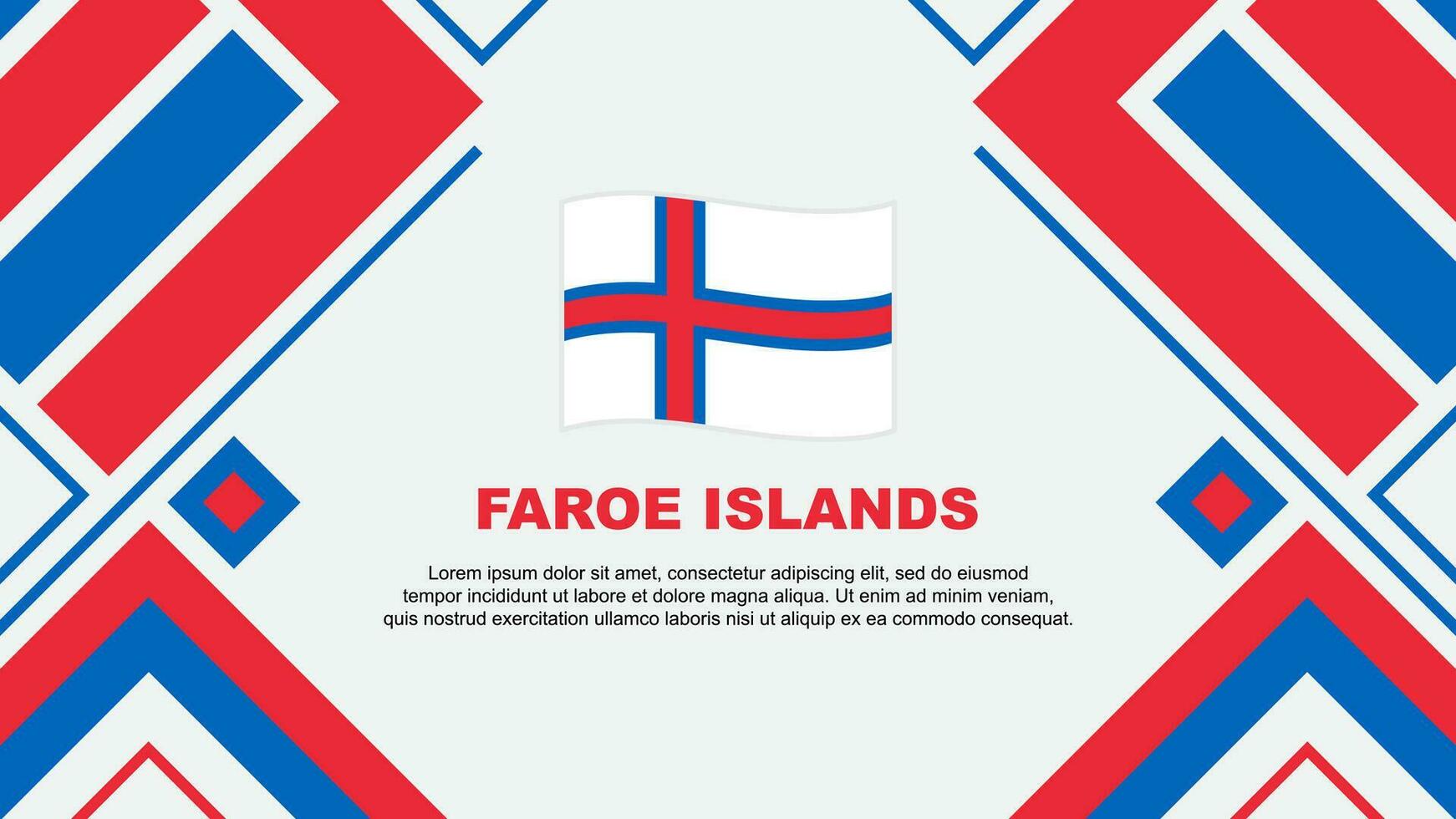 Faroe isole bandiera astratto sfondo design modello. Faroe isole indipendenza giorno bandiera sfondo vettore illustrazione. Faroe isole bandiera