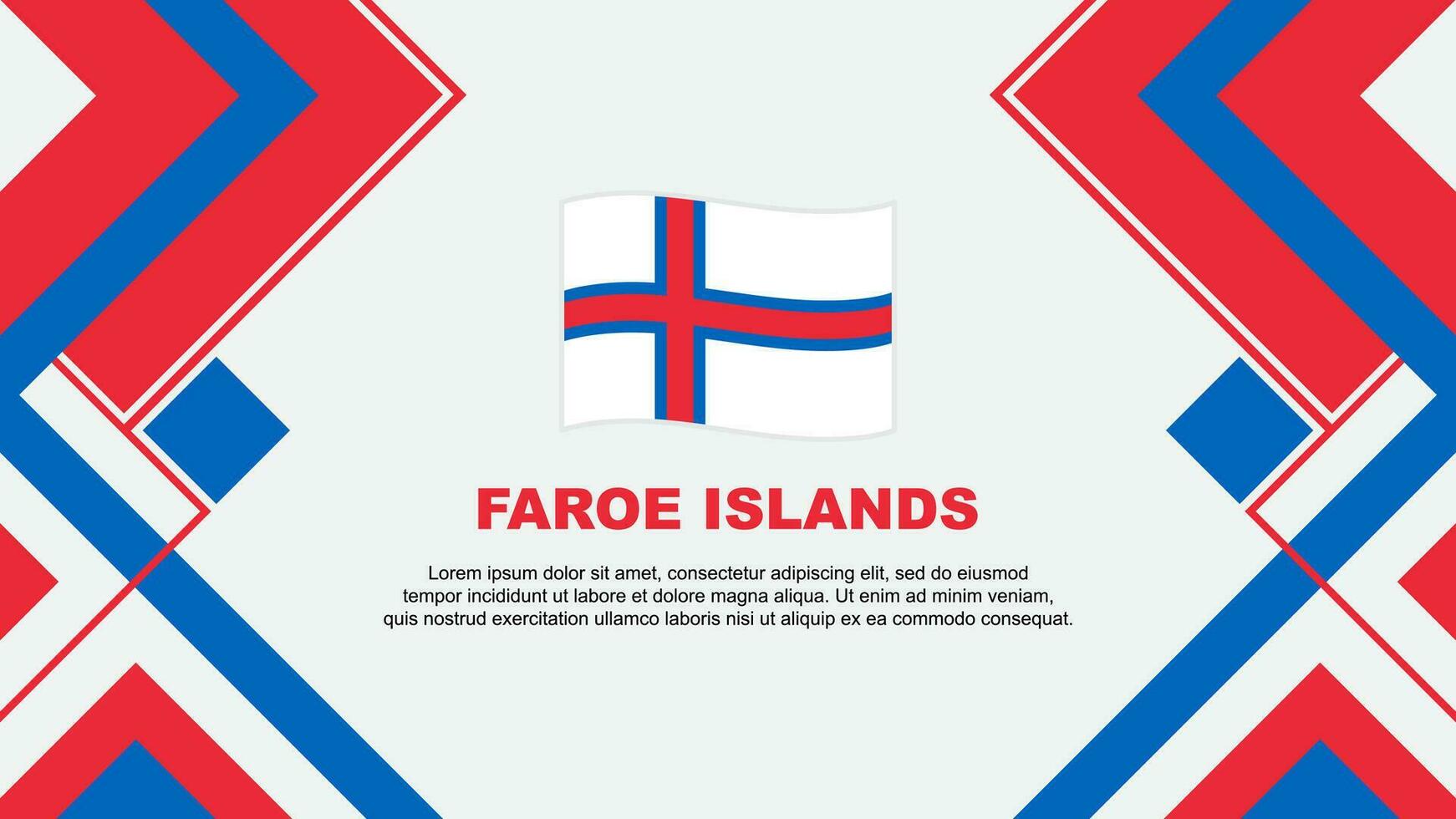 Faroe isole bandiera astratto sfondo design modello. Faroe isole indipendenza giorno bandiera sfondo vettore illustrazione. Faroe isole bandiera