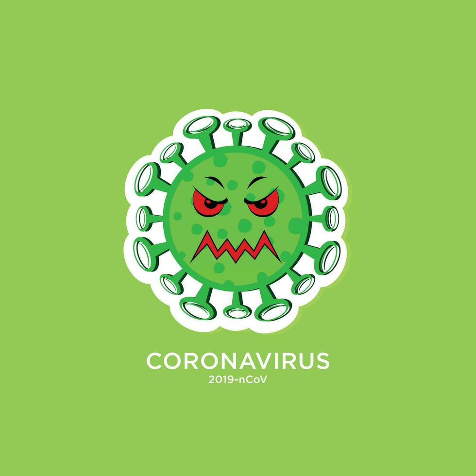 illustrazione grafico vettore di corona virus nel Wuhan, Corona virus infezione. 2019-nvoc virus.corona virus microbo.