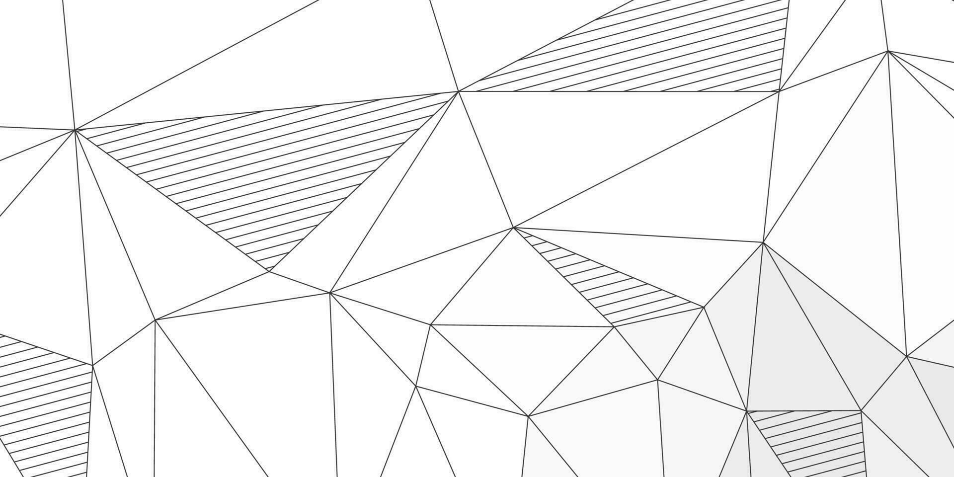 astratto moderno elegante bianca sfondo con triangoli Linee vettore