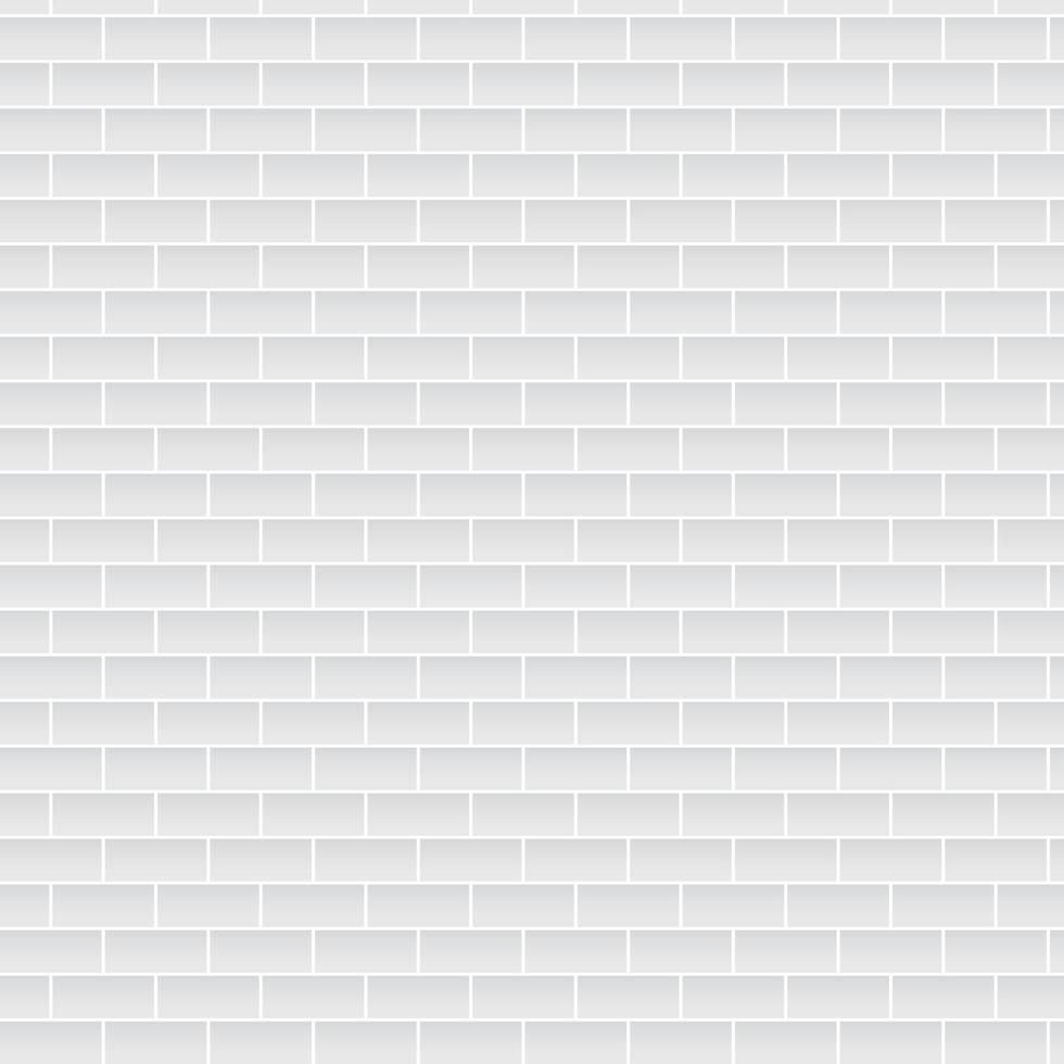 muro di mattoni bianchi illustrazione vettoriale.brick pattern design vettore