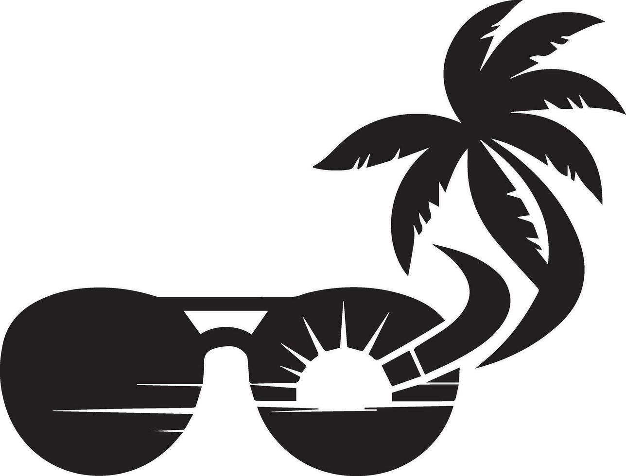 occhiali da sole vettore silhouette nero colore 6
