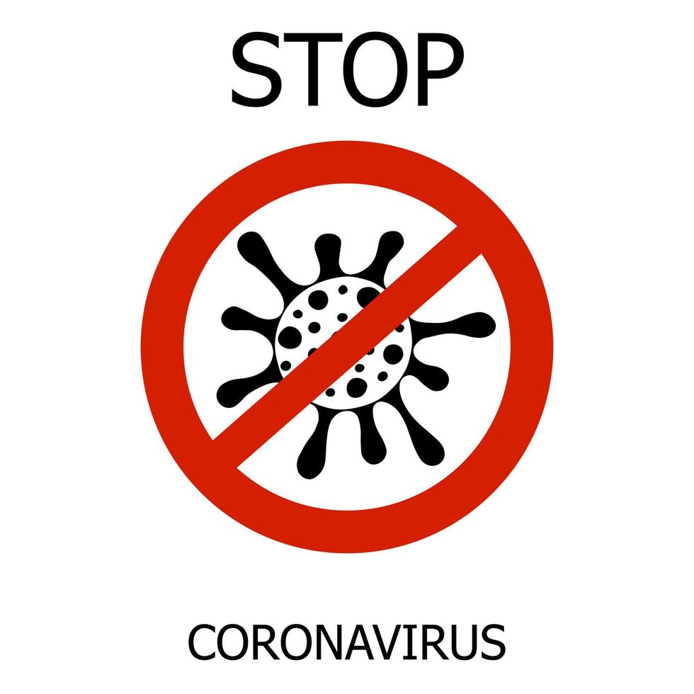 sfondo vettoriale di prevenzione del coronavirus. lotta al coronavirus. Salute