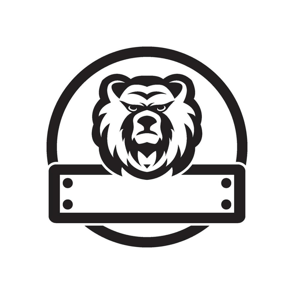 orso logo vettore modello