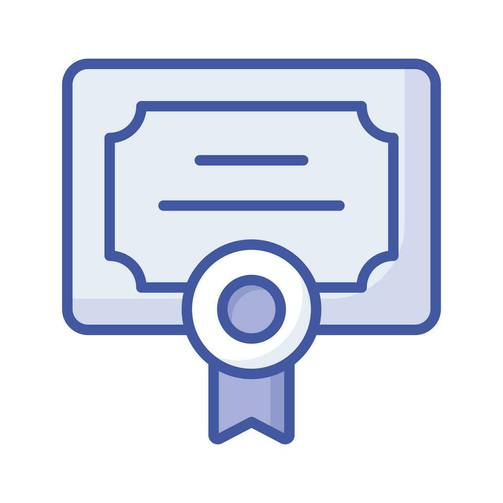autorizzato documento, carta con distintivo raffigurante concetto icona di certificato vettore