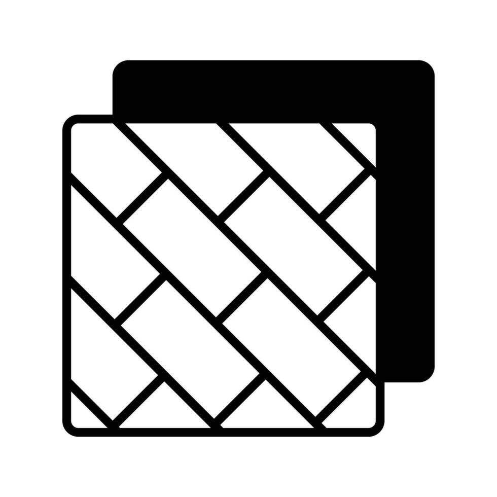 pavimento piastrelle vettore disegno, pavimentazione icona con pixel Perfetto grafica