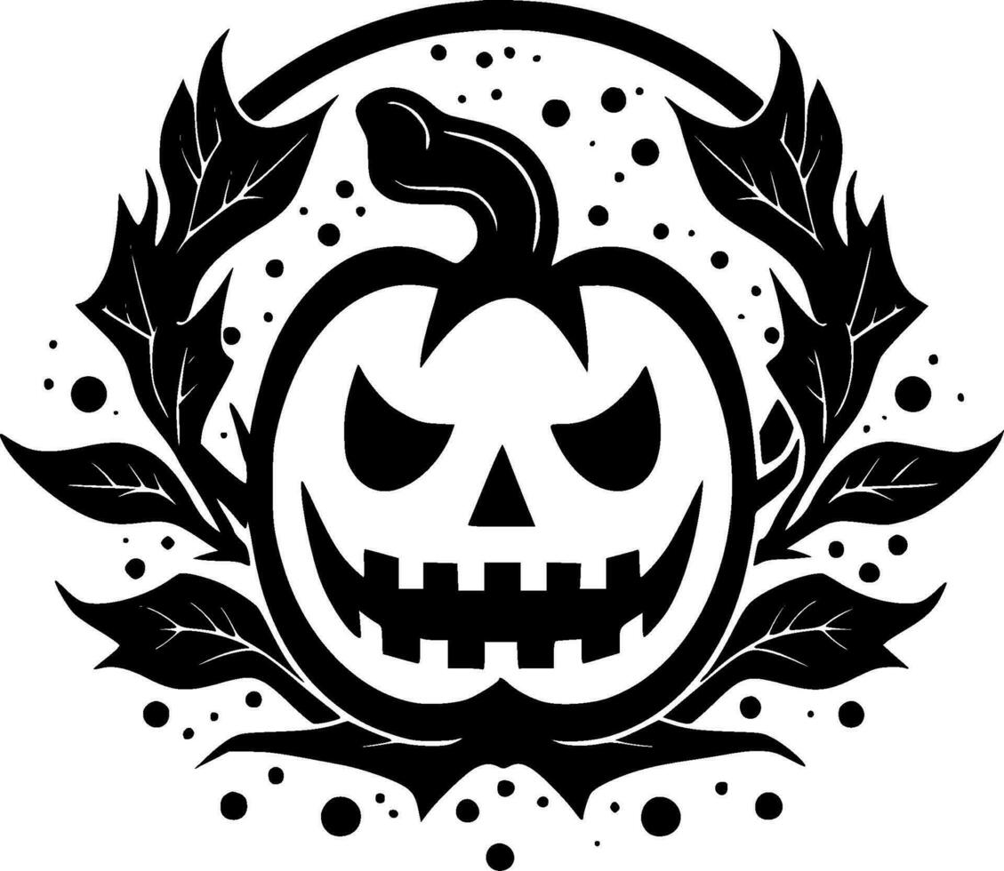 Halloween - minimalista e piatto logo - vettore illustrazione